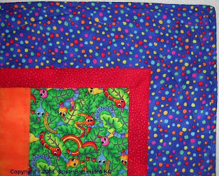 corner of quilt