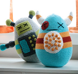 PATRON ROBOT Y MONSTRUO AMIGURUMI 1484