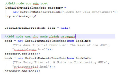 Code JTree trong lập trình java Code JTree trong lập trình java
