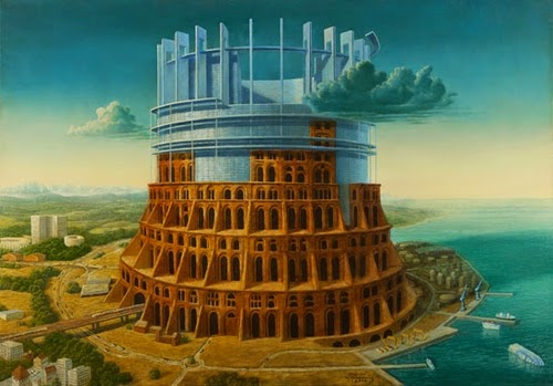 14-Eurobabel-Marcin-Kołpanowicz-Painting-Architecture-in-Surreal-Worlds-www-designstack-co