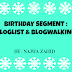 Birthday Segment : Bloglist & Blogwalking by Najwa Zahid