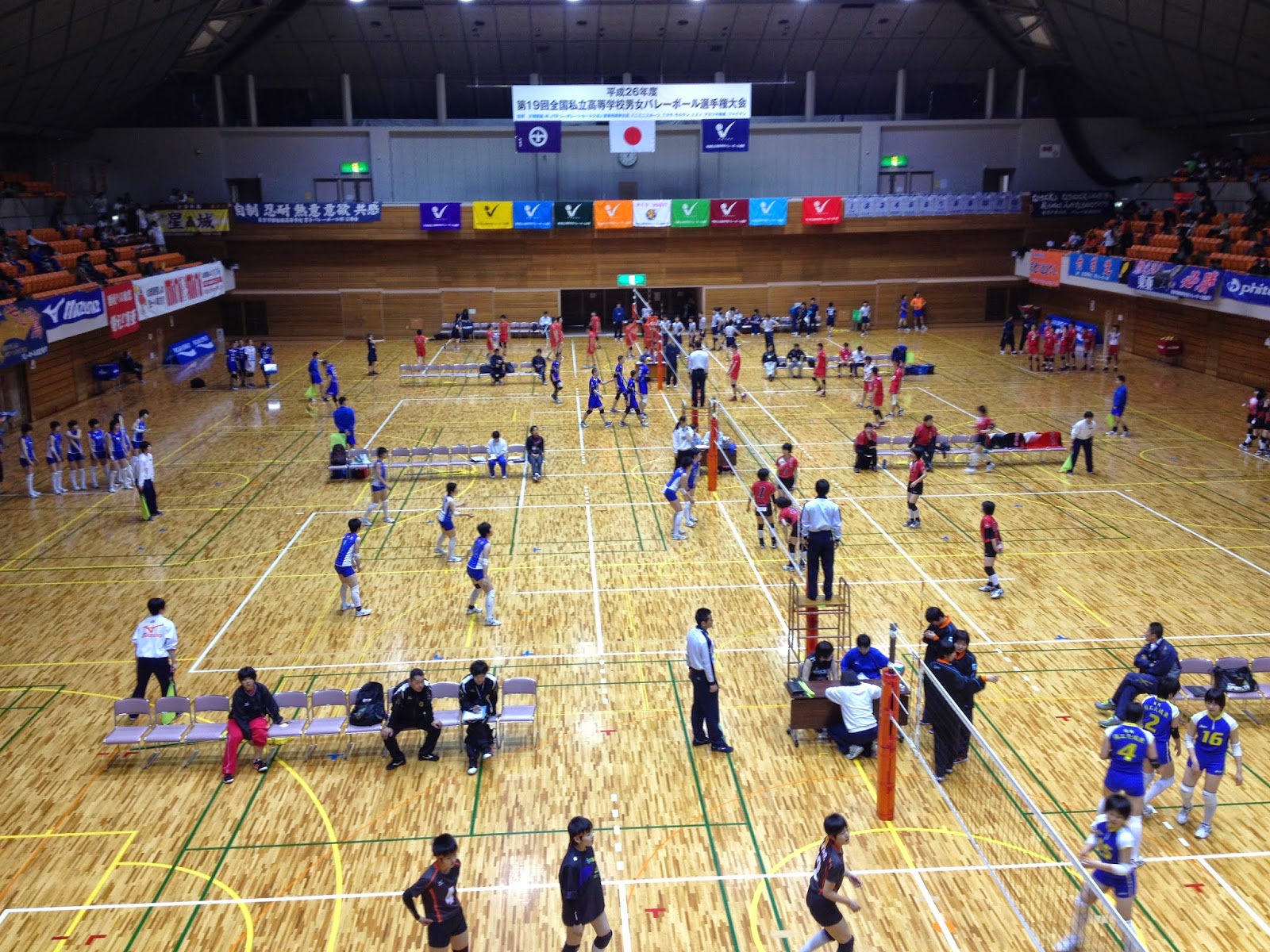 バレーボール から始まる日本の元気 Thu April 3 14 全国私学高校バレー大会 観戦