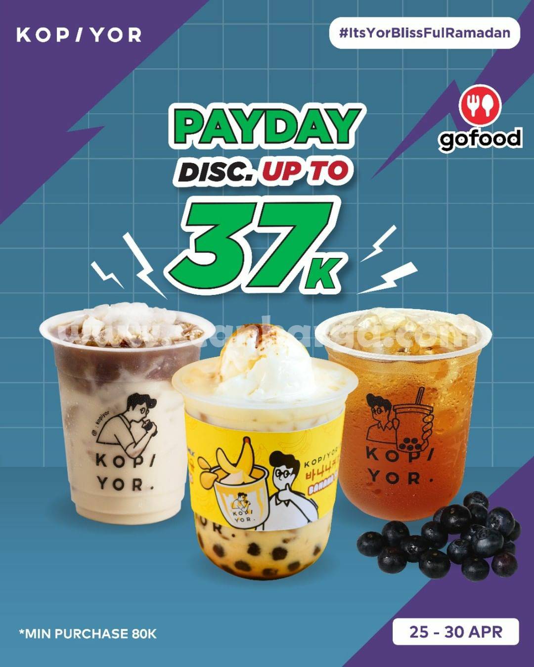 KOPI YOR Promo PAYDAY DISKON 37RB Via GOFOOD