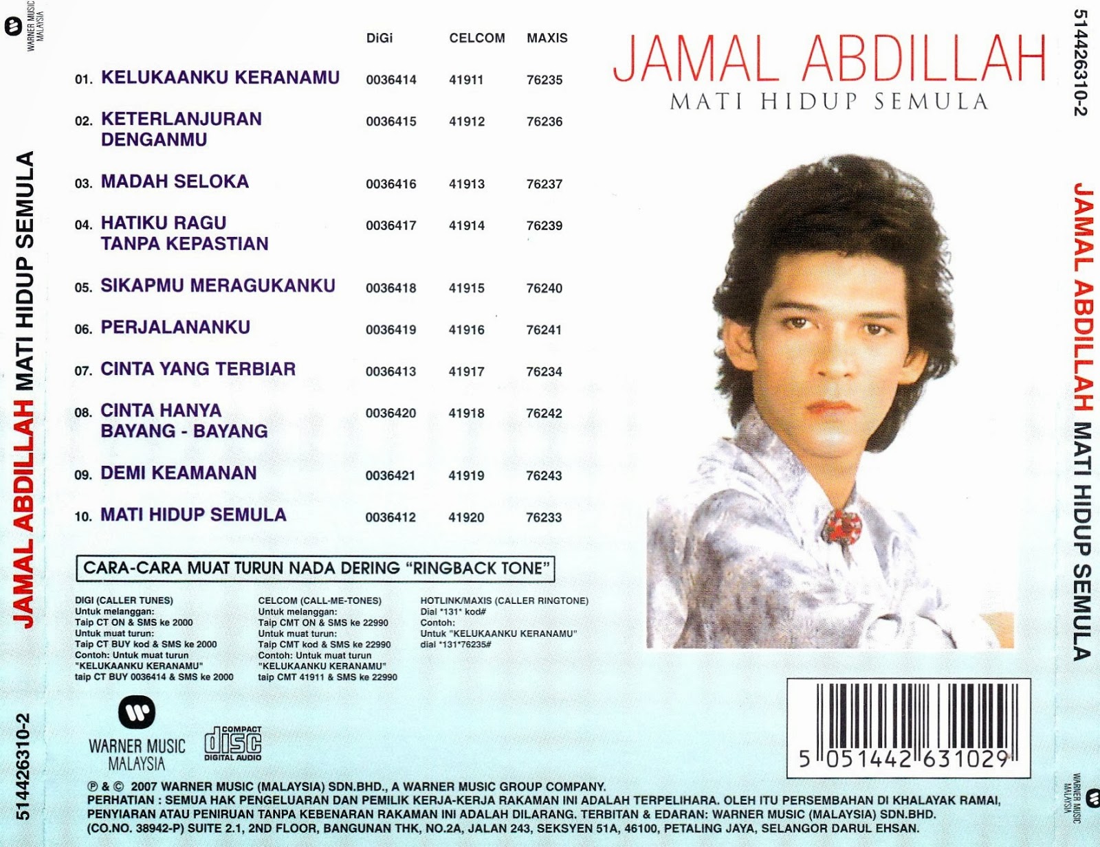 Lagenda Muzik Enterprise: JAMAL ABDILLAH - MATI HIDUP SEMULA