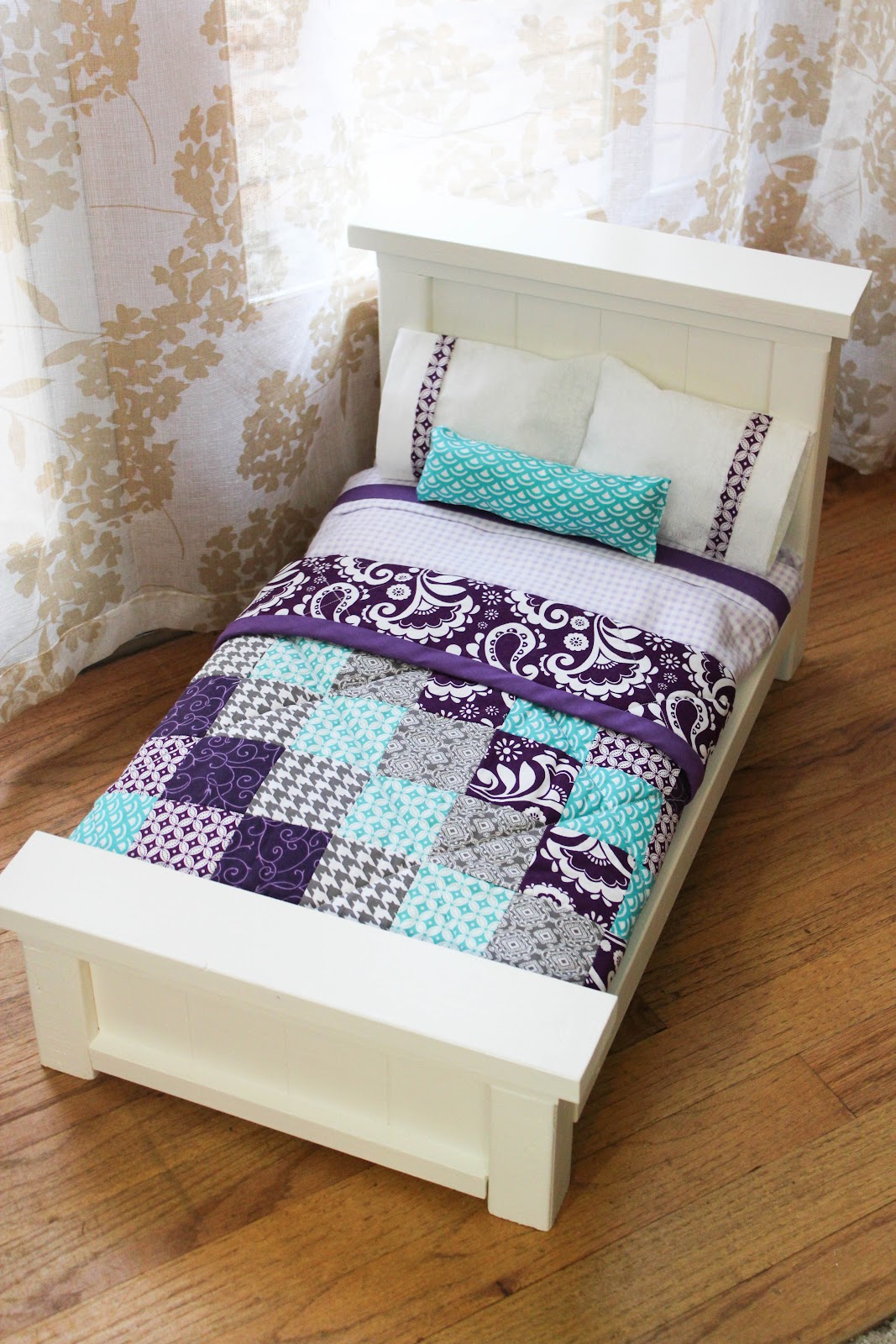 From Dahlias to Doxies: DIY Doll Beds and Tiny Quilts