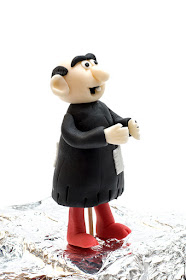 Smurfs Gargamel fondant figurine Gargamel iz sladkorne mase stranska