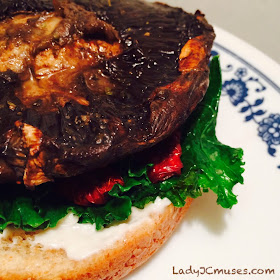 Vegan Recipe - Grilled Portobello Mushroom Burger