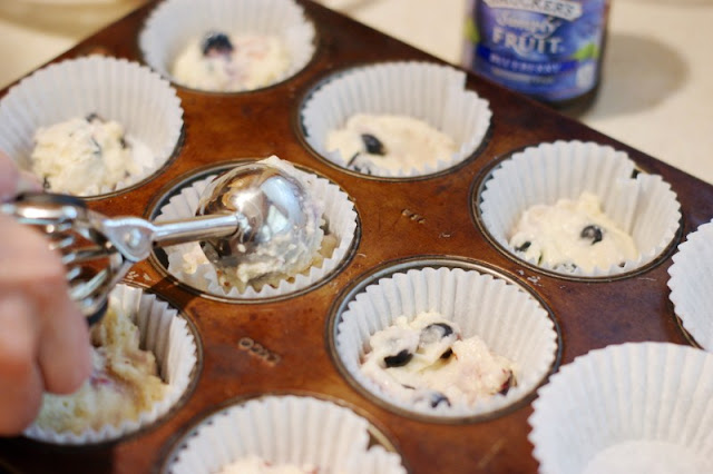 Double Blueberry Muffins with Citrus-Sugar ~ the combination of fresh blueberries, blueberry preserves, and a sprinkling of citrus-sugar make these muffins extra delicious!