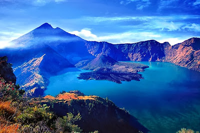 Danau Segara Anak Pulau Lombok