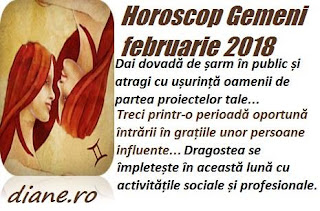 Horoscop februarie 2018 Gemeni