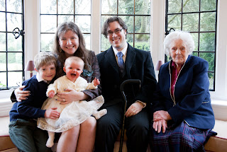 Registry office group portrait