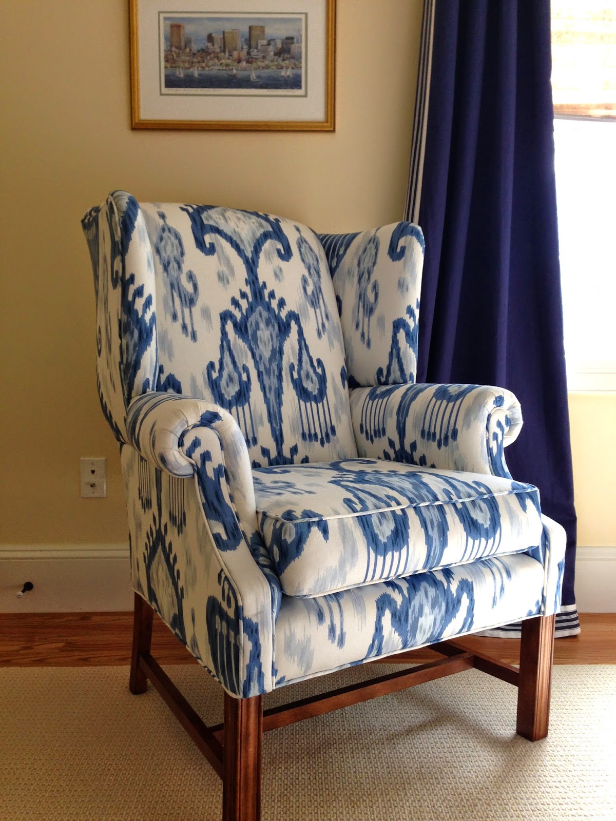 view from my heels: Modern Wing Chair