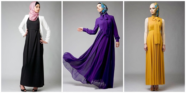 Dress Trendy  Untuk Wanita  Berhijab  Ferrina Jaya Fashion 