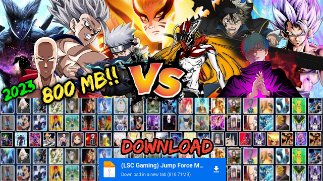 ᐈ JUMP FORCE MUGEN V6 – 【 Mugen Games 2023 】