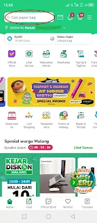 Silahkan instal terlebih dahulu aplikasi Tokopedianya. Lalu langsung kalian buka aplikasinya yang sudah terinstal tadi