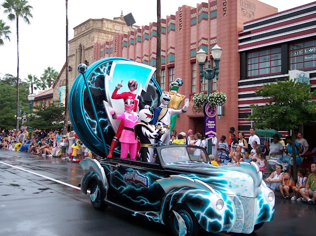 Power Rangers Disney World Parade Float Stars and Motor Cars Disney's Hollywood Studios