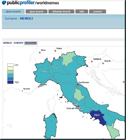 cognome nel mondo