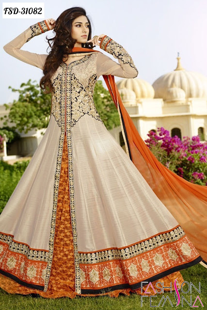 Indian Wedding Wear Anarkali Salwar Suit Collection 2016