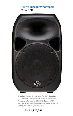 Harga Speaker Aktif Wharfedale 15D