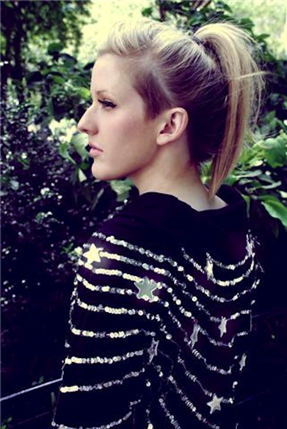 ellie goulding hair undercut. ellie goulding undercut.