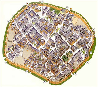 Mapa turístico de Lugo.