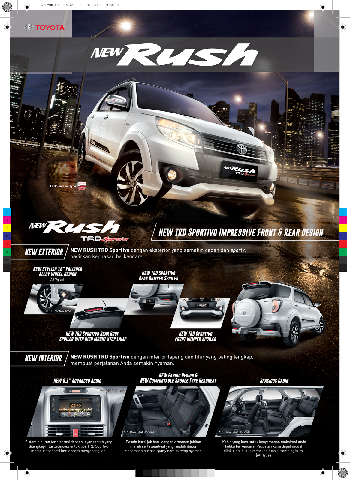Brosur New Toyota Rush 2015  Toyota Astra Indonesia