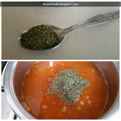 Green lentil soup