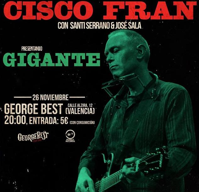 Cisco Fran presentación 'Gigante' en George Best Club