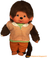 Monchhichi Orange Stripe Boy 220960