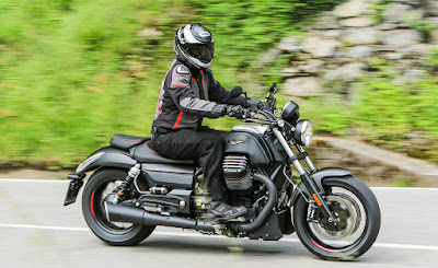 2016 Moto Guzzi Audace with rider