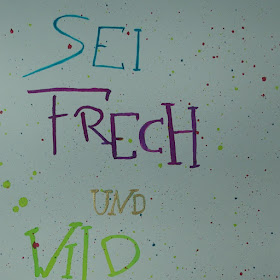 [DIY] Astrid Lindgren Lettering - Sei Frech und Wild und Wunderbar