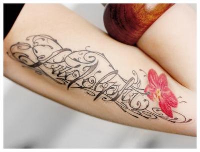 Creative Tribal Lettering Tattoos and Fonts CREATIVE-TYPOGRAPHY.COM: Tattoo