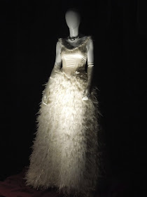 Snow White feathered wedding dress Once Upon a Time