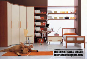 kids bedroom furniture, creative shelves