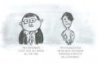 Cartoon of paper mate vs ticonderoga