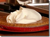 Pumpkin Pie with Almond Spiced Whipped Cream