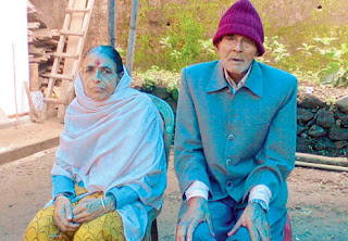 Hariprasad Ghimire with his wife Gauri Devi in Kalimpong