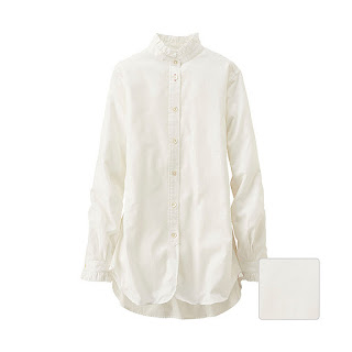 Ines Stand Collar Long Sleeve Shirt