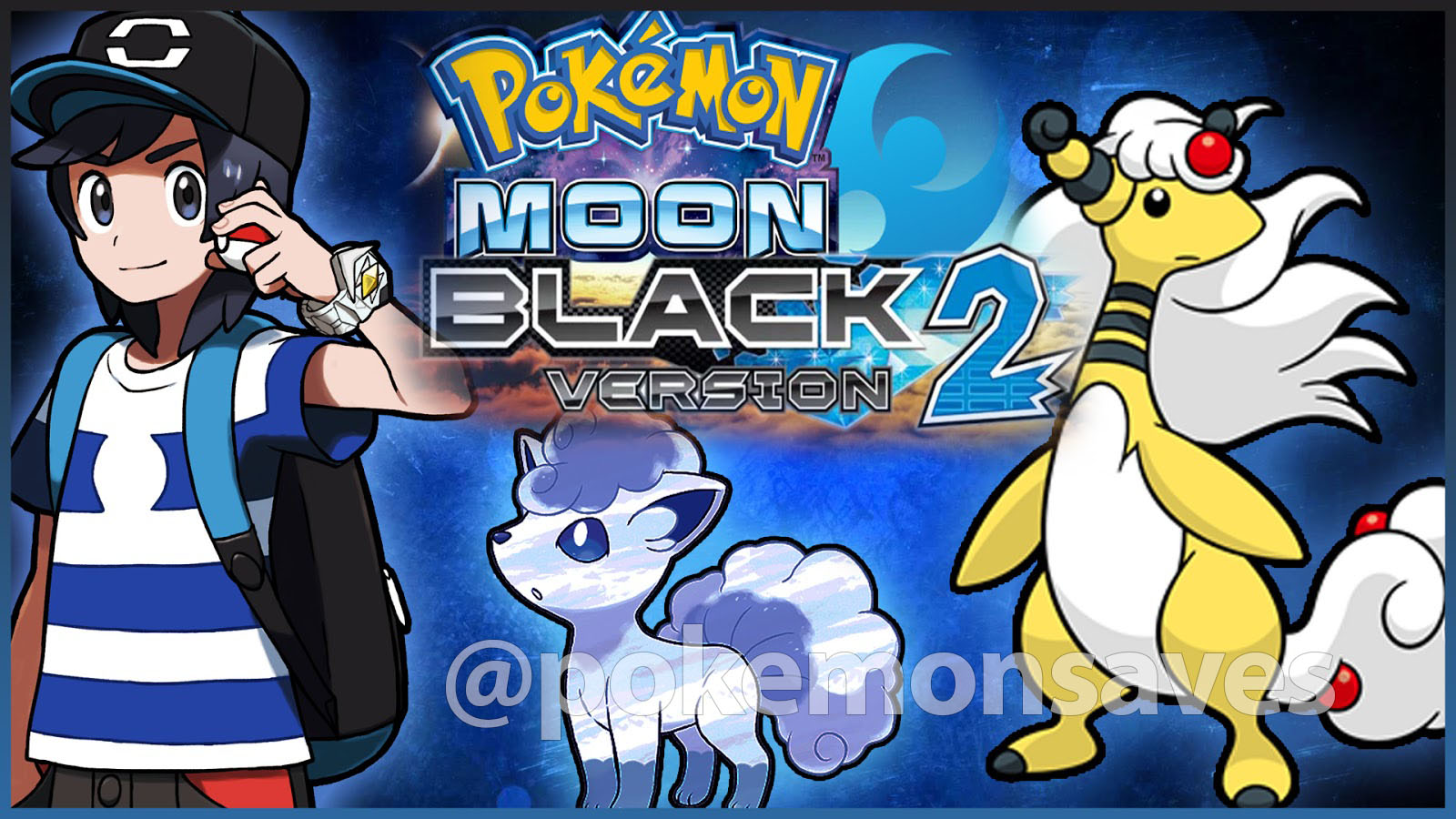 Pokemon Moon Black 2 Nds Hack Atualização Completo