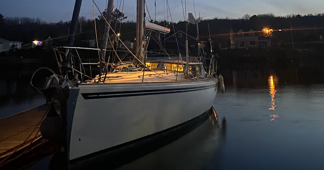Shimshal ready to sail from Gold River, Nova Scotia.