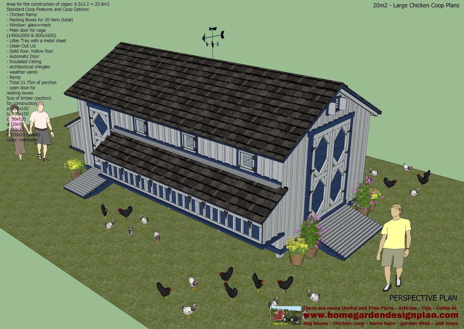  chicken coop plans - Chicken coop design - How to build a chicken coop