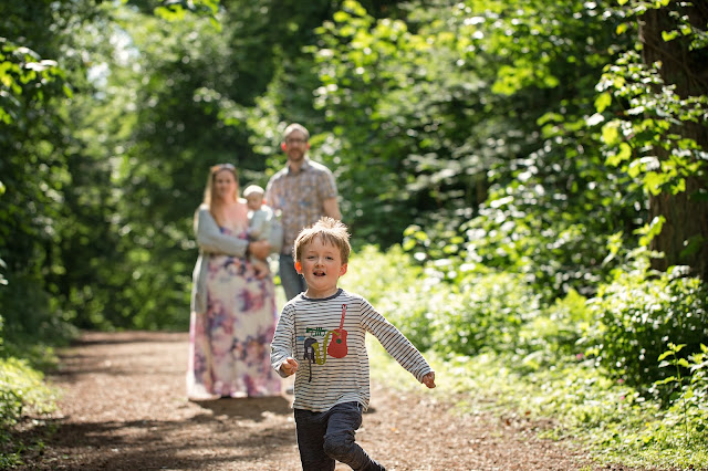 Squidge running towards the camera