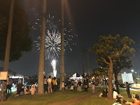 厚木基地でみた花火1