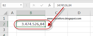 Personalizar los separadores del sistema en Excel