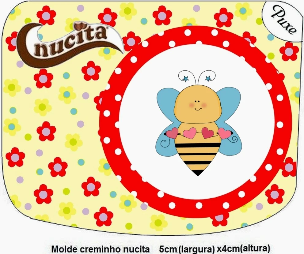 Bees Free Printable Nucita Labels.