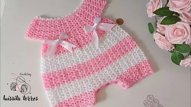 TERNURA Y CREATIVIDAD Crea Un Lindo Pelele o Body de Bebe a Ganchillo