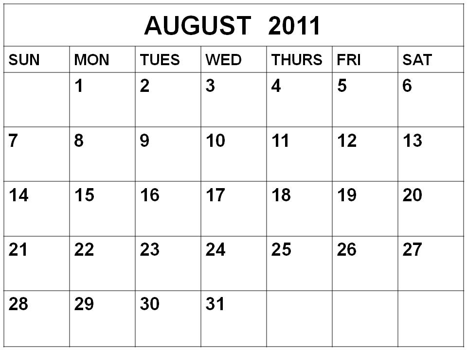 Just download this Free Blank Homemade 2011 Calendar Template.