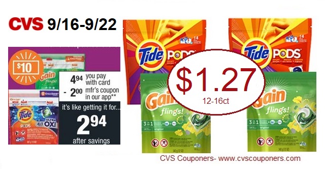 http://www.cvscouponers.com/2018/09/stock-up-tide-pods-or-gain-flings-only.html