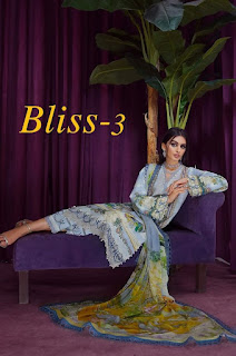 Deepsy Suits Bliss lawn Vol 3 Pure Cotton Collection in wholesale Rate