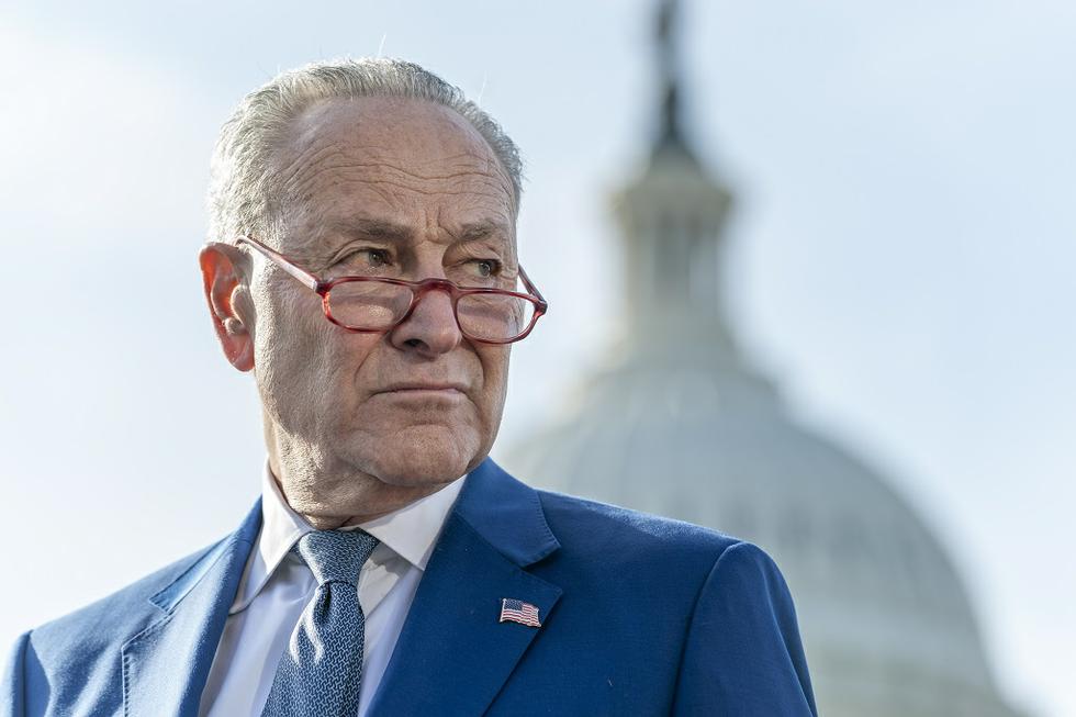 Chuck Schumer apologizes after using outdated term for disabled children during housing interview